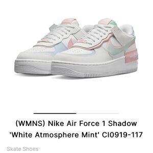 Nike Air Force 1 Shadow 'White Atmosphere Mint' CI0919-117